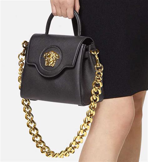 borsa dorata versace|Borse Versace da donna .